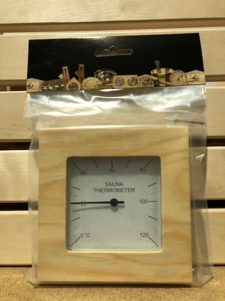 Sauna Thermometer Holz Saunazubehör