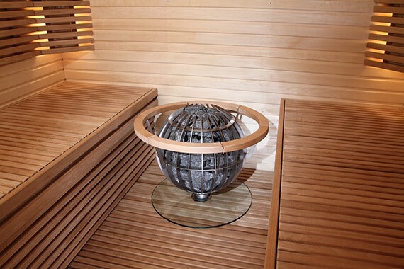 Schutzunterlage aus Glas passend zu Ofenmodell Globe